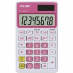 Casio SL-300VC Standard Function Calculator, Pink